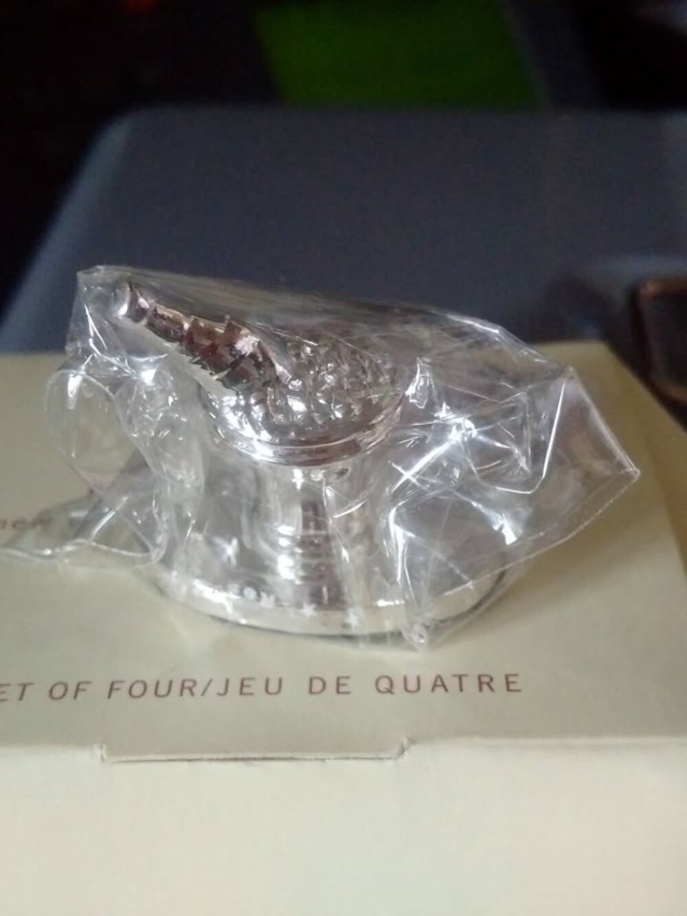 Pottery Barn champagne bucket place card holders set of 4 New in Box